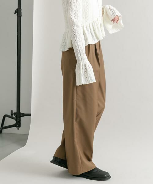 KBF / ケービーエフ その他パンツ | 『2サイズ展開』タックストレートスラックス | 詳細2