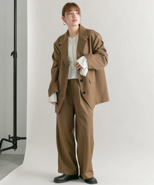 KBF / ケービーエフ その他パンツ | 『2サイズ展開』タックストレートスラックス | 詳細5