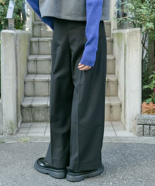 KBF / ケービーエフ その他パンツ | 『2サイズ展開』タックストレートスラックス | 詳細12