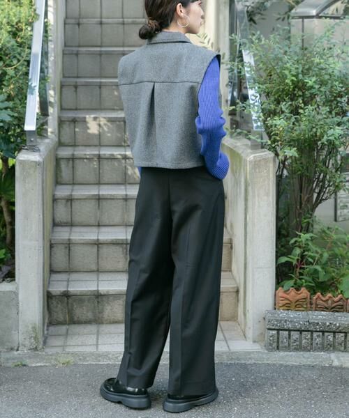 KBF / ケービーエフ その他パンツ | 『2サイズ展開』タックストレートスラックス | 詳細14