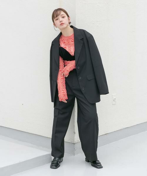 KBF / ケービーエフ その他パンツ | 『2サイズ展開』タックストレートスラックス | 詳細15