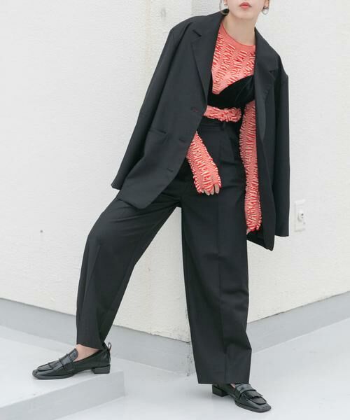 KBF / ケービーエフ その他パンツ | 『2サイズ展開』タックストレートスラックス | 詳細16