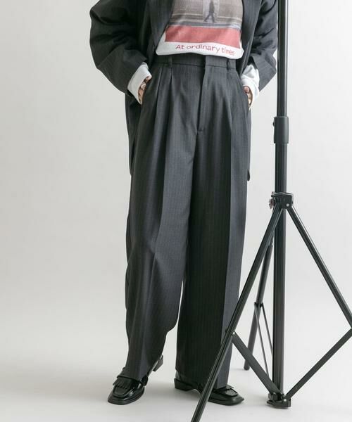 KBF / ケービーエフ その他パンツ | 『2サイズ展開』タックストレートスラックス | 詳細19