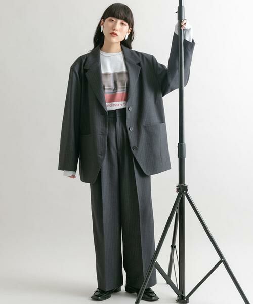 KBF / ケービーエフ その他パンツ | 『2サイズ展開』タックストレートスラックス | 詳細23