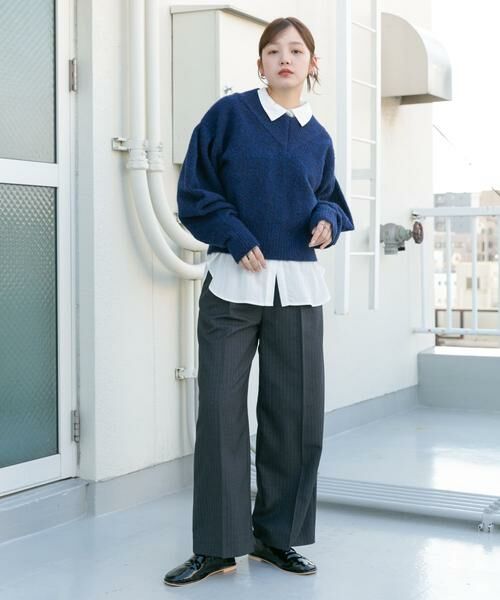 KBF / ケービーエフ その他パンツ | 『2サイズ展開』タックストレートスラックス | 詳細25