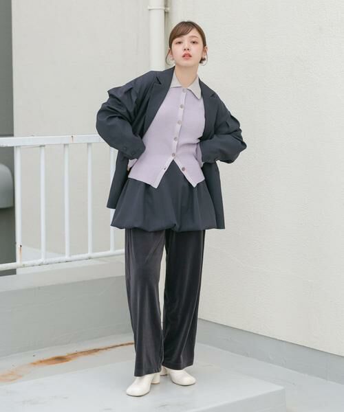 KBF / ケービーエフ その他パンツ | ベロアイージーパンツ | 詳細9