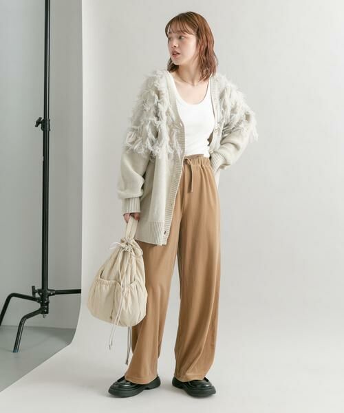 KBF / ケービーエフ その他パンツ | ベロアイージーパンツ | 詳細15