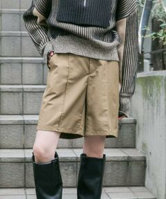 KBF / ケービーエフ ショート・ハーフ・半端丈パンツ | ピンタックショートパンツ