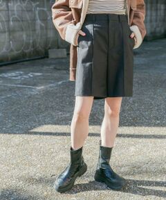 KBF / ケービーエフ ショート・ハーフ・半端丈パンツ | ピンタックショートパンツ