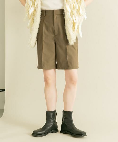 KBF / ケービーエフ ショート・ハーフ・半端丈パンツ | ピンタックショートパンツ | 詳細11