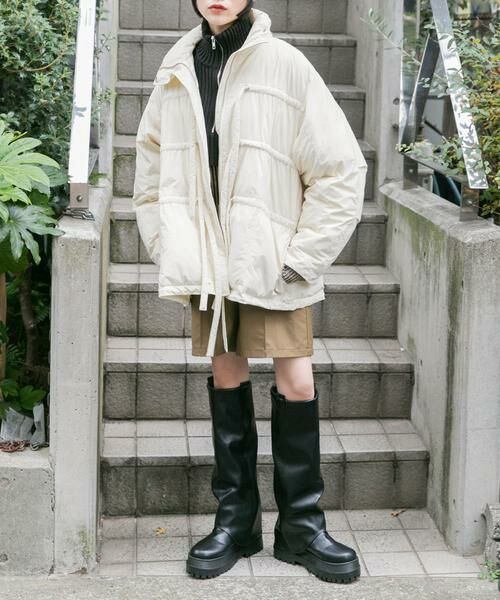 KBF / ケービーエフ ショート・ハーフ・半端丈パンツ | ピンタックショートパンツ | 詳細4