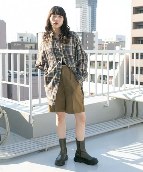 KBF / ケービーエフ ショート・ハーフ・半端丈パンツ | ピンタックショートパンツ | 詳細7