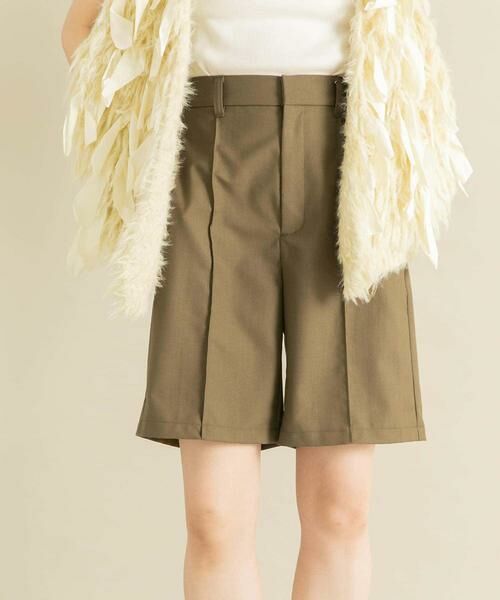 KBF / ケービーエフ ショート・ハーフ・半端丈パンツ | ピンタックショートパンツ | 詳細8