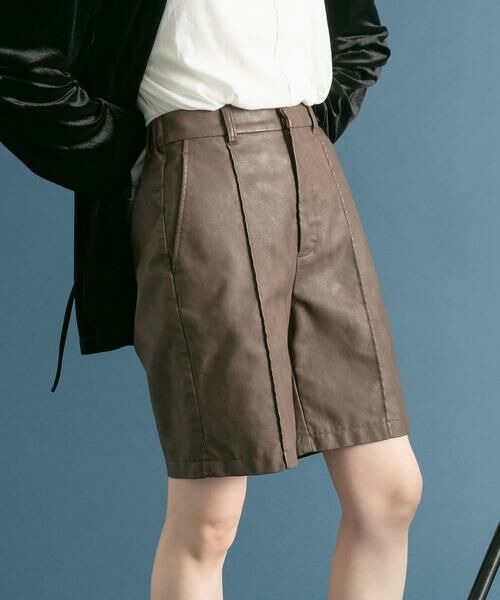 KBF / ケービーエフ ショート・ハーフ・半端丈パンツ | ピンタックショートパンツ | 詳細16