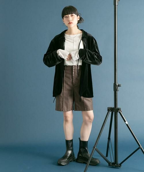 KBF / ケービーエフ ショート・ハーフ・半端丈パンツ | ピンタックショートパンツ | 詳細21