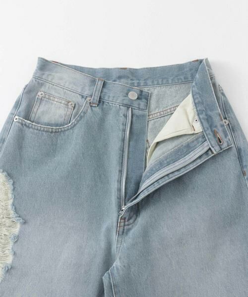 KBF / ケービーエフ デニムパンツ | 『低身長向けも展開』ダメージウォッシングデニム | 詳細14