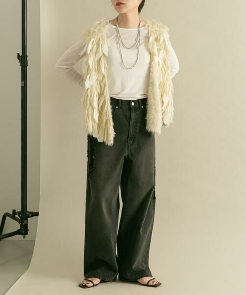 KBF / ケービーエフ デニムパンツ | 『低身長向けも展開』ダメージウォッシングデニム | 詳細30