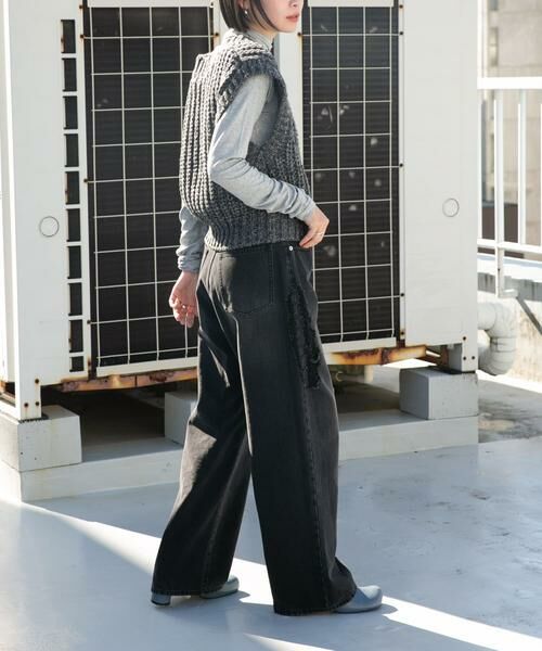 KBF / ケービーエフ デニムパンツ | 『低身長向けも展開』ダメージウォッシングデニム | 詳細22