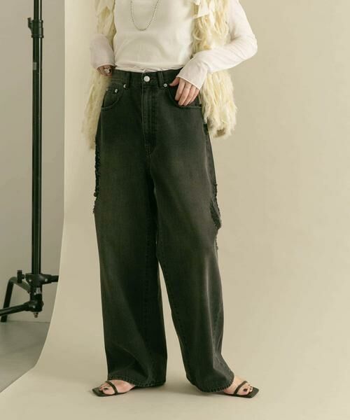 KBF / ケービーエフ デニムパンツ | 『低身長向けも展開』ダメージウォッシングデニム | 詳細24