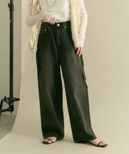 KBF / ケービーエフ デニムパンツ | 『低身長向けも展開』ダメージウォッシングデニム | 詳細25