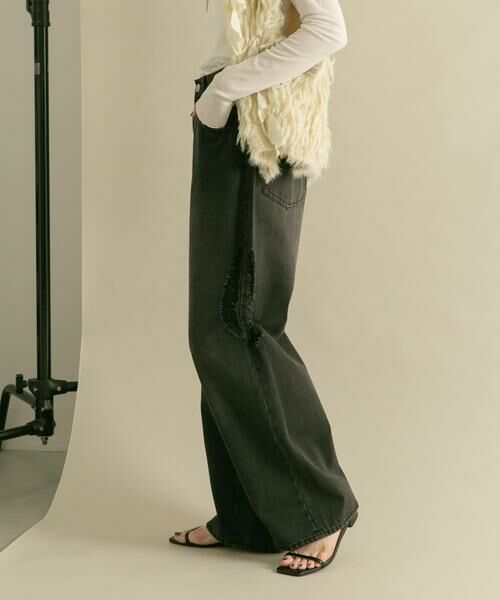 KBF / ケービーエフ デニムパンツ | 『低身長向けも展開』ダメージウォッシングデニム | 詳細27