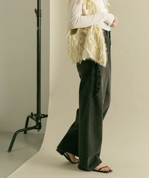 KBF / ケービーエフ デニムパンツ | 『低身長向けも展開』ダメージウォッシングデニム | 詳細28