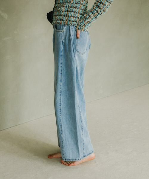 KBF / ケービーエフ デニムパンツ | 『低身長向けも展開』サイドタックデニム | 詳細1