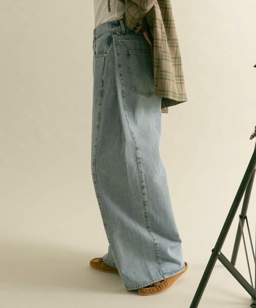 KBF / ケービーエフ デニムパンツ | 『低身長向けも展開』サイドタックデニム | 詳細13