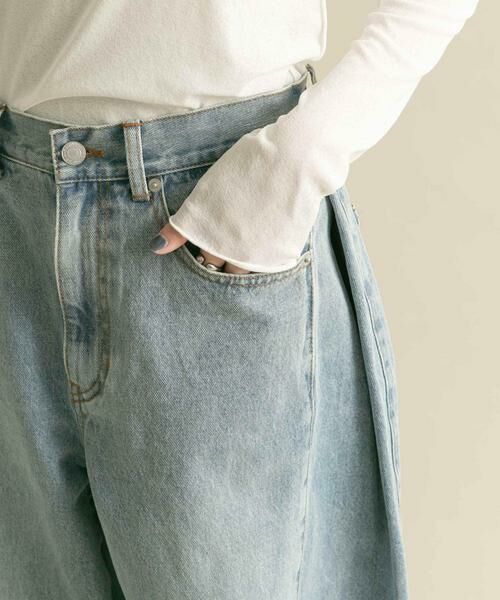 KBF / ケービーエフ デニムパンツ | 『低身長向けも展開』サイドタックデニム | 詳細23