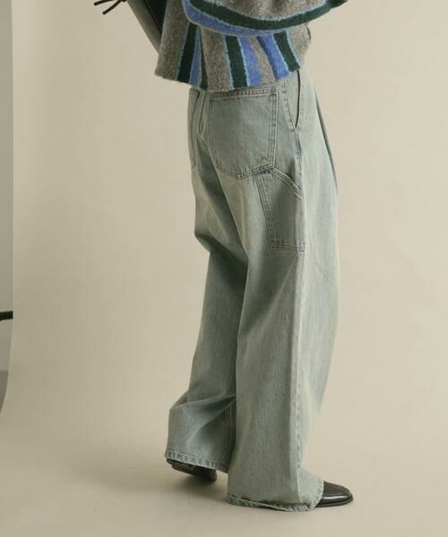 KBF / ケービーエフ デニムパンツ | 『低身長向けも展開』ペインターWIDEデニム | 詳細16