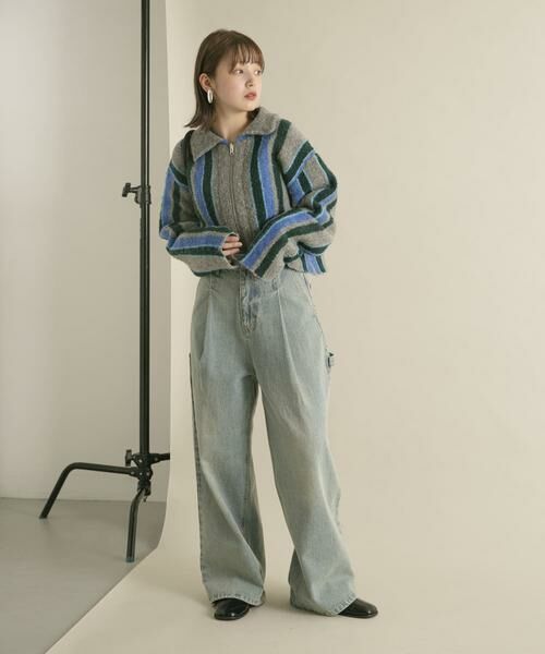 KBF / ケービーエフ デニムパンツ | 『低身長向けも展開』ペインターWIDEデニム | 詳細18