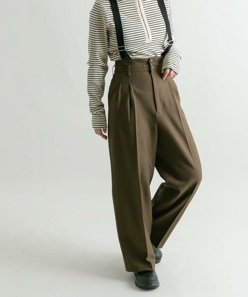 KBF / ケービーエフ その他パンツ | ハイウエストサスペンダーパンツ | 詳細3