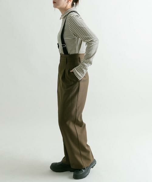 KBF / ケービーエフ その他パンツ | ハイウエストサスペンダーパンツ | 詳細5