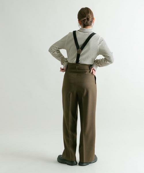 KBF / ケービーエフ その他パンツ | ハイウエストサスペンダーパンツ | 詳細8
