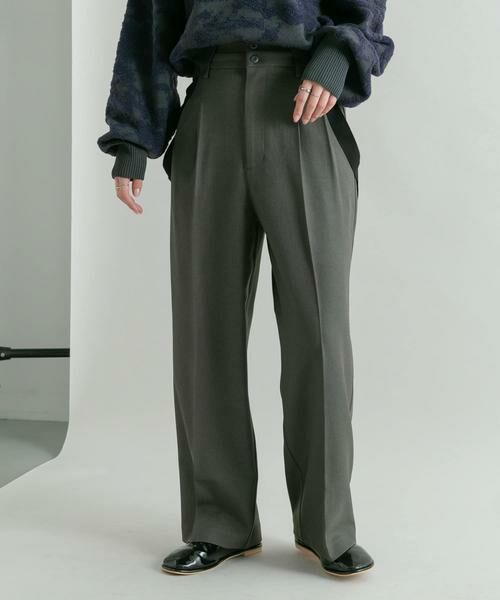 KBF / ケービーエフ その他パンツ | ハイウエストサスペンダーパンツ | 詳細17