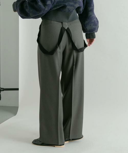 KBF / ケービーエフ その他パンツ | ハイウエストサスペンダーパンツ | 詳細20