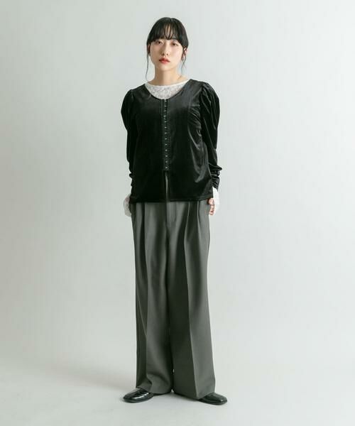 KBF / ケービーエフ その他パンツ | ハイウエストサスペンダーパンツ | 詳細25