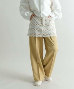 KBF / ケービーエフ その他パンツ | レースレイヤードパンツ