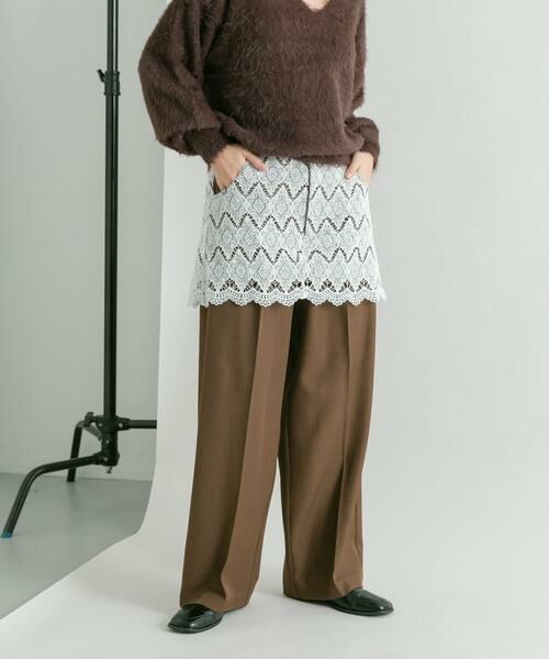KBF / ケービーエフ その他パンツ | レースレイヤードパンツ | 詳細1