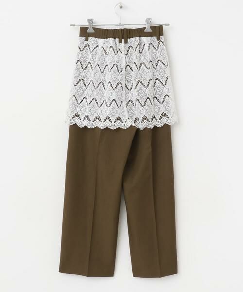 KBF / ケービーエフ その他パンツ | レースレイヤードパンツ | 詳細9