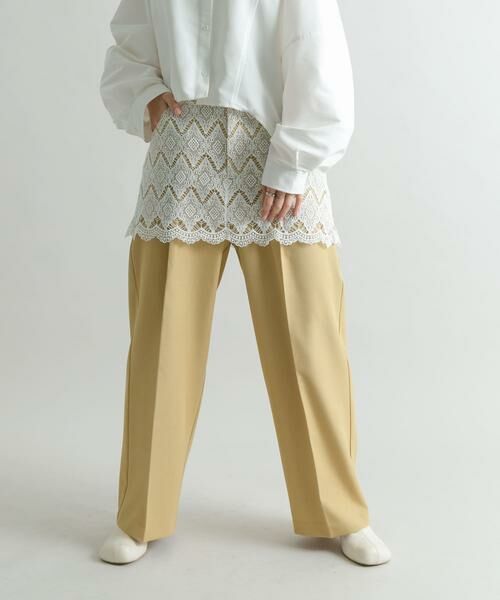 KBF / ケービーエフ その他パンツ | レースレイヤードパンツ | 詳細13