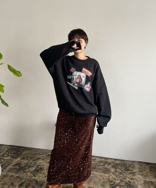 KBF / ケービーエフ スカート | スパンコールスカート | 詳細2