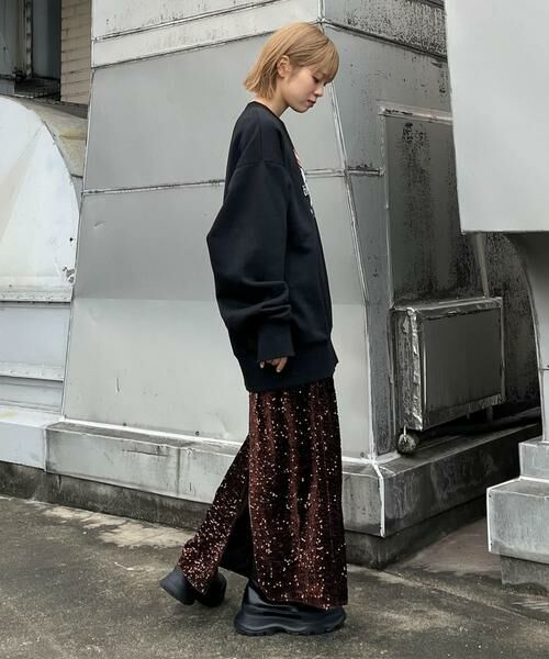 KBF / ケービーエフ スカート | スパンコールスカート | 詳細5