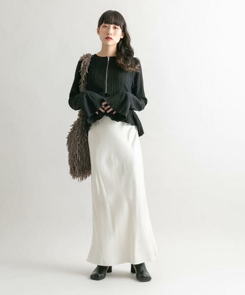 KBF / ケービーエフ スカート | サテンバイアススカート | 詳細12