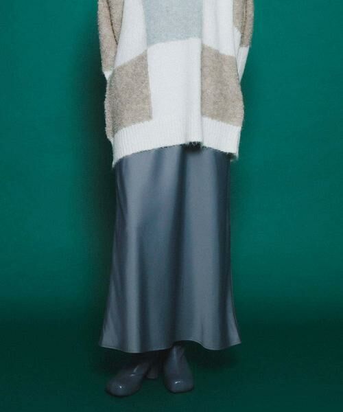 KBF / ケービーエフ スカート | サテンバイアススカート | 詳細18