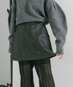 KBF / ケービーエフ スカート | コーティングミニスカート