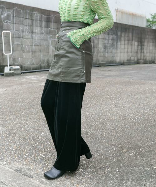 KBF / ケービーエフ スカート | コーティングミニスカート | 詳細2