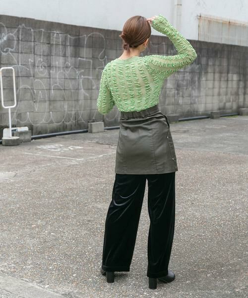 KBF / ケービーエフ スカート | コーティングミニスカート | 詳細4