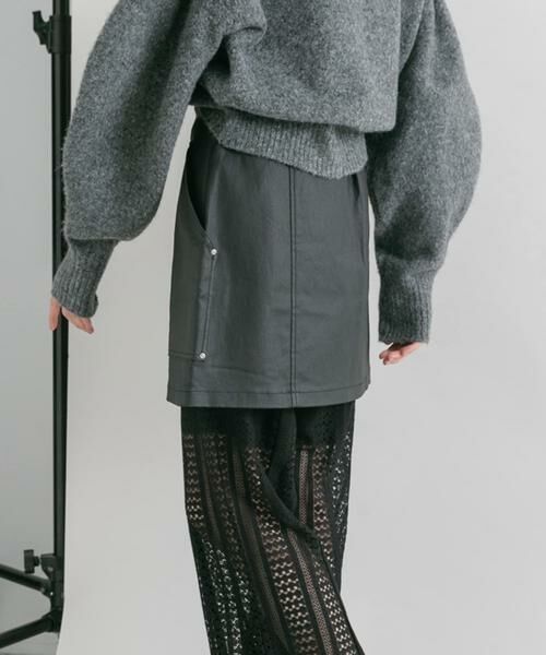 KBF / ケービーエフ スカート | コーティングミニスカート | 詳細17