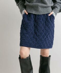 KBF / ケービーエフ スカート | キルティングニットスカート